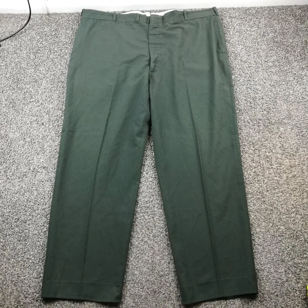 Vintage US Army Tropical Trousers - 1967 Vietnam War AG 344 Class 3 Pants 44x30